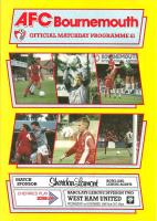 AFC Bournemouth v West Ham United Programme