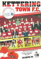 Kettering Town v Colchester United Programme