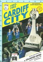 Cardiff City v Colchester United Programme