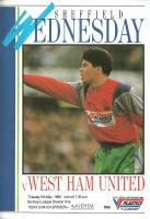 Sheffield Wednesday v West Ham United Programme