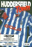 Huddersfield Town v Bradford City Programme