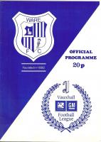 Ware v Braintree Town Programme