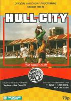 Hull City v West Ham United Programme