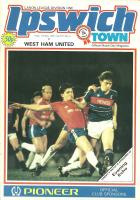 Ipswich Town v West Ham United Programme