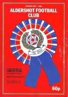 Aldershot Town v Notts County Programme