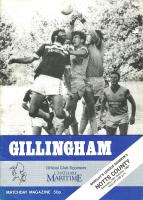 Gillingham v Notts County Programme