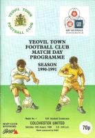 Photoscan 4 5Yeovil Town v Colchester United Programme