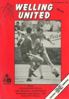 Welling United v Colchester United Programme