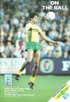 Norwich City v West Ham United Programme