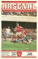 Arsenal v West Ham United Programme