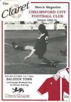Chelmsford City v Baldock Town Programme