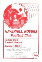 Haverhill Rovers v Halstead Town Programme