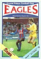 Crystal Palace v West Ham United Programme