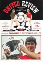 Manchester United v West Ham United Programme