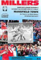 Rotherham United v Mansfield Town Programme