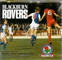 Blackburn Rovers v West Ham United Programme